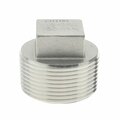 Thrifco Plumbing 1/2 Plug Stainless Steel, Packaged 9018092